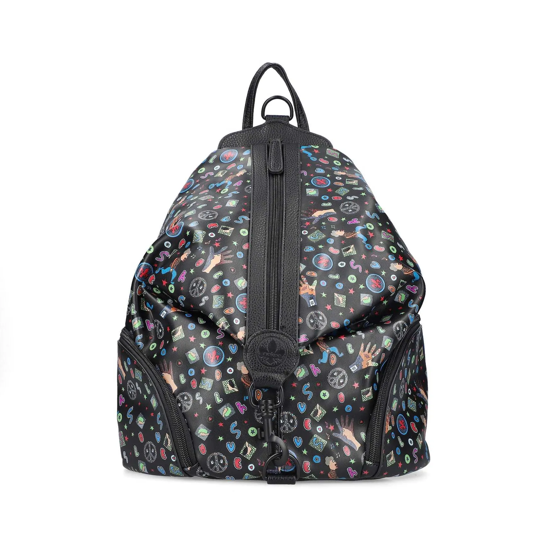 Rieker | Backpack Black Pattern