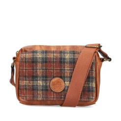 Rieker | Caramel Brown Check Handbag