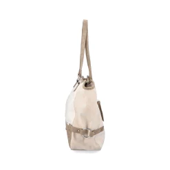 Rieker | Shopper Pearl White-Nut Brown-Rose