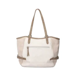 Rieker | Shopper Pearl White-Nut Brown-Rose