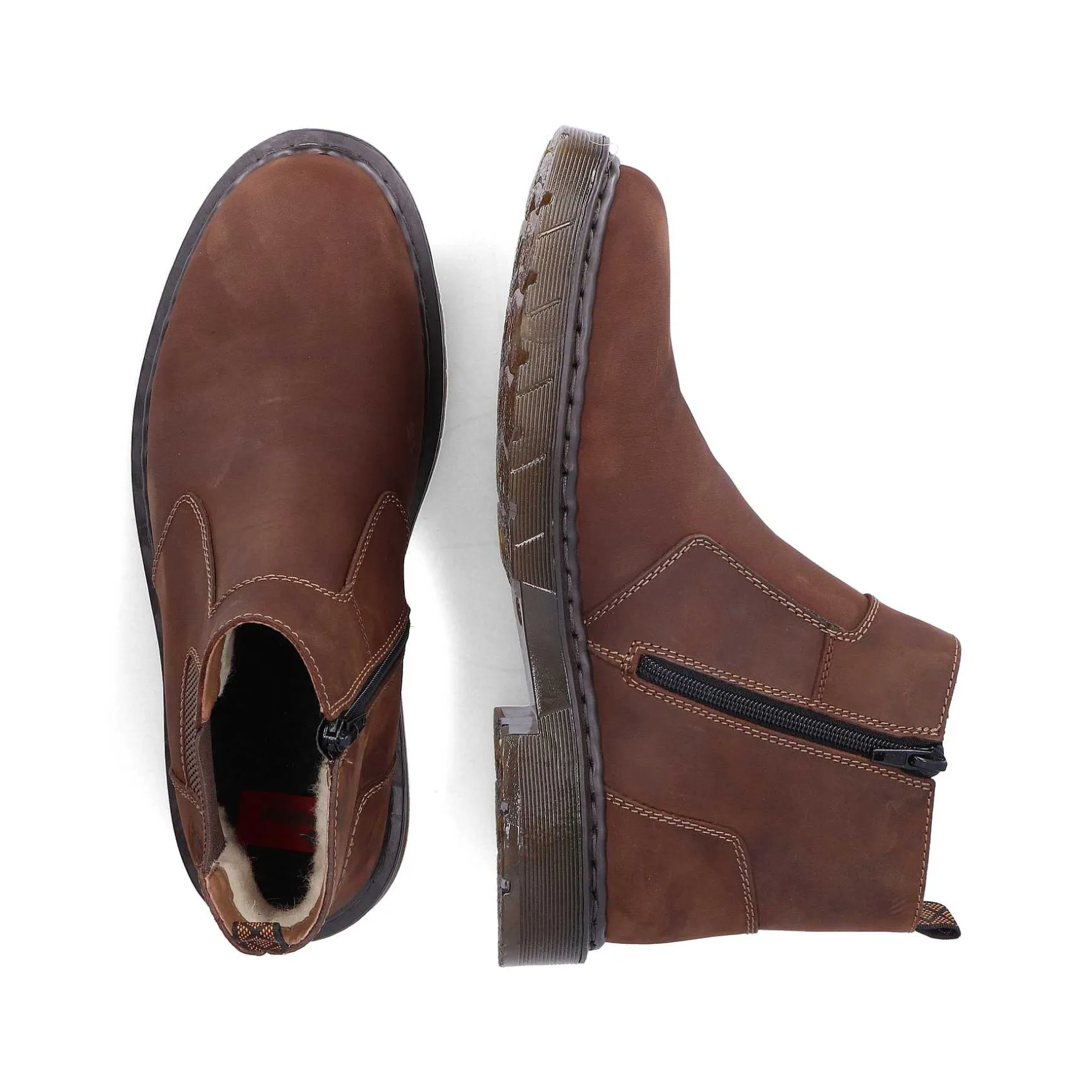 Rieker Men'S Chelsea Boots Nougat Brown