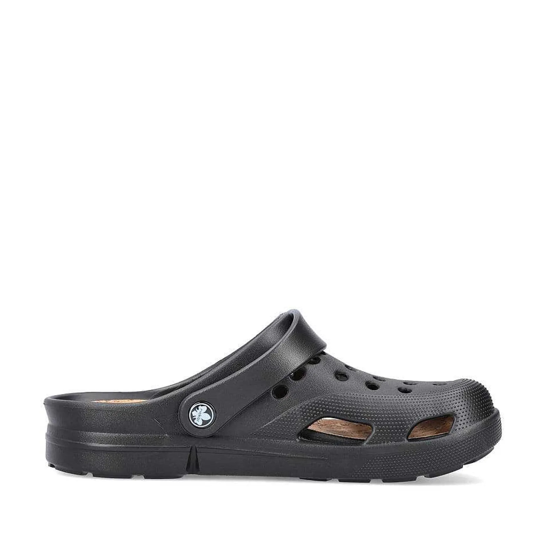 Rieker Men'S Clogs Glossy Black