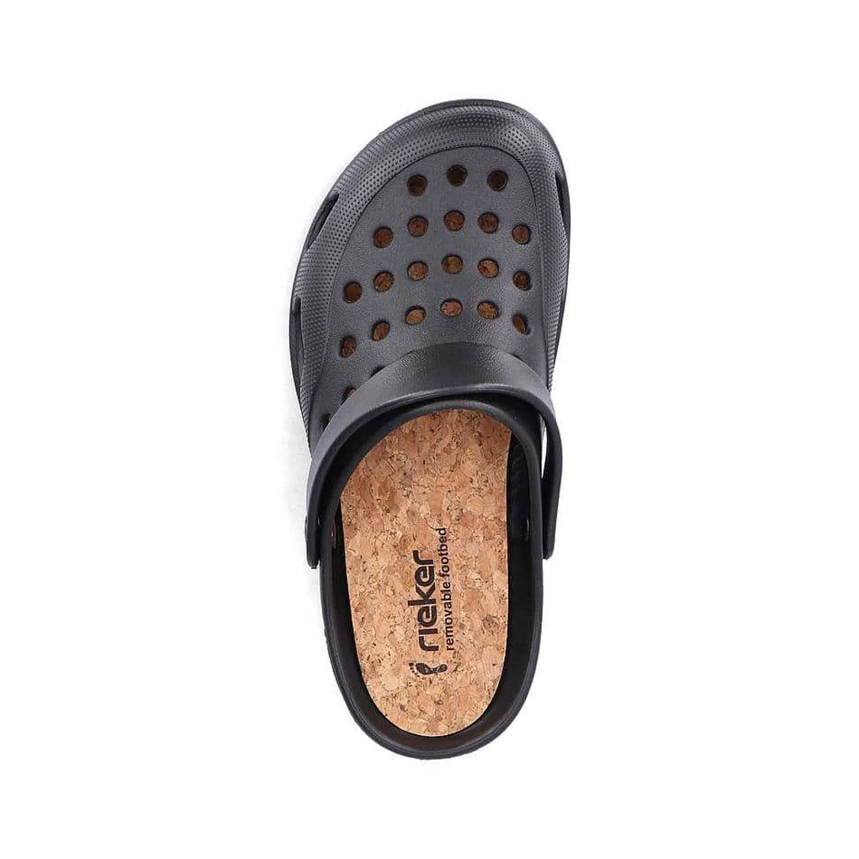 Rieker Men'S Clogs Glossy Black