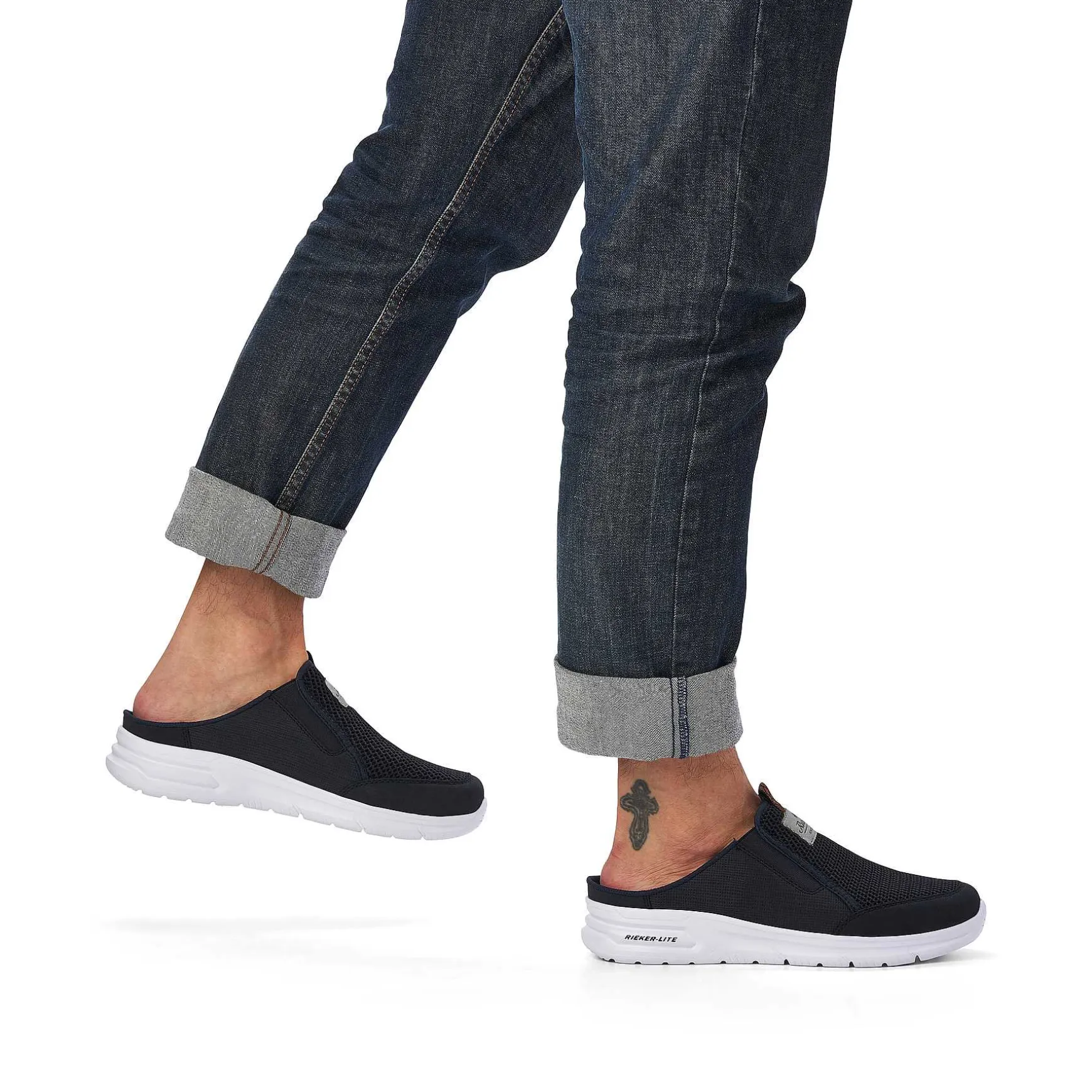 Rieker Men'S Clogs Navy Blue