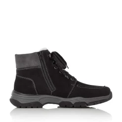 Rieker Men'S Corded Boots Deep Black