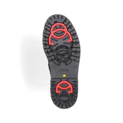 Rieker Men'S Corded Boots Deep Black