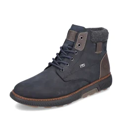 Rieker Men'S Corded Boots Navy Blue