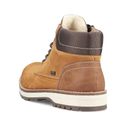Rieker Men'S Corded Boots Caramel Brown