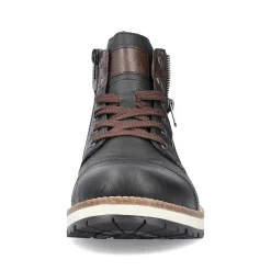 Rieker Men'S Corded Boots Night Black