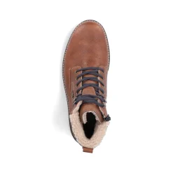 Rieker Men'S Corded Boots, Nut Brown