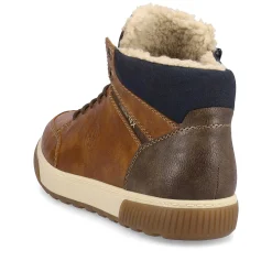 Rieker Men'S Corded Boots Nougat Brown