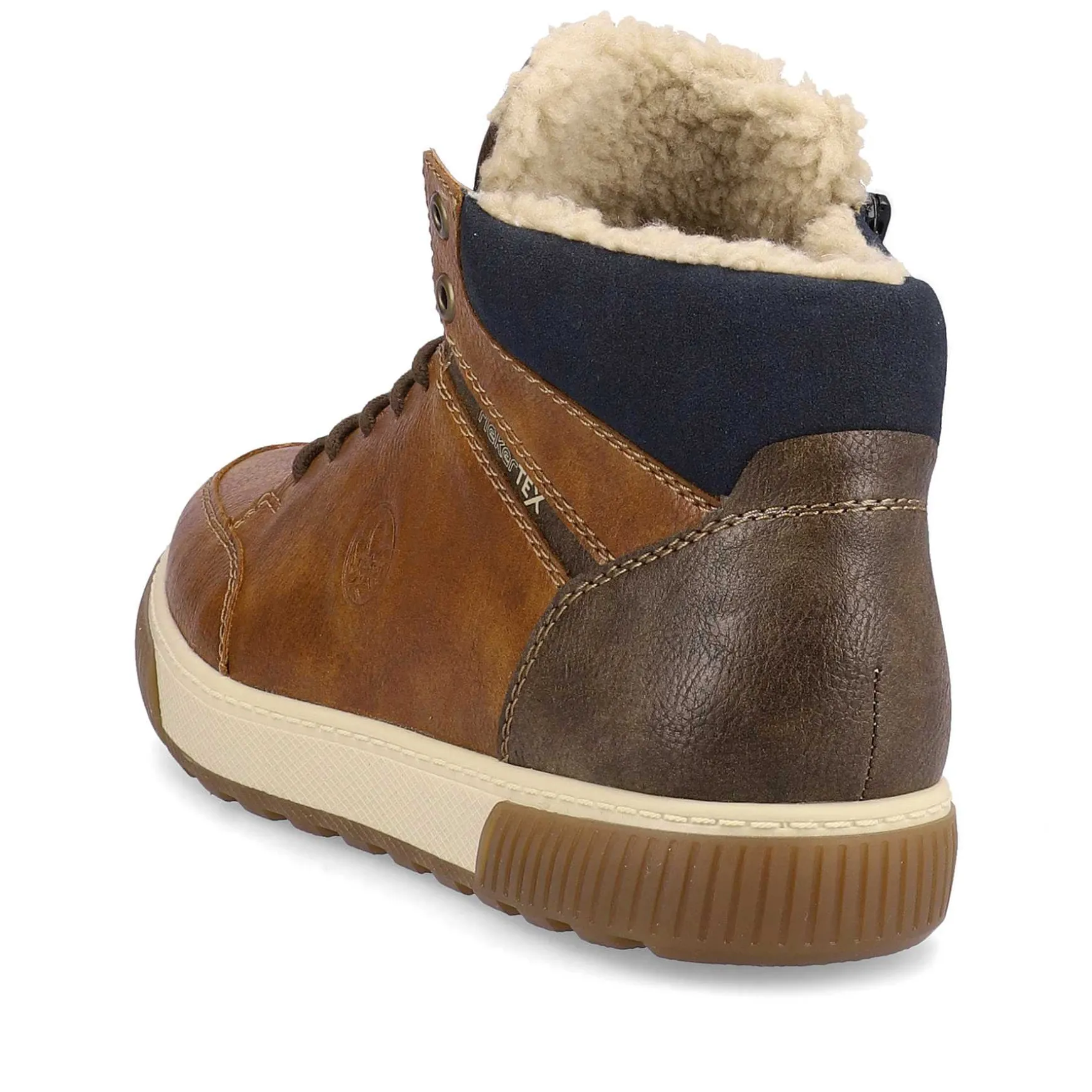 Rieker Men'S Corded Boots Nougat Brown