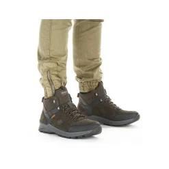 Rieker Men'S Corded Boots Coffee Brown