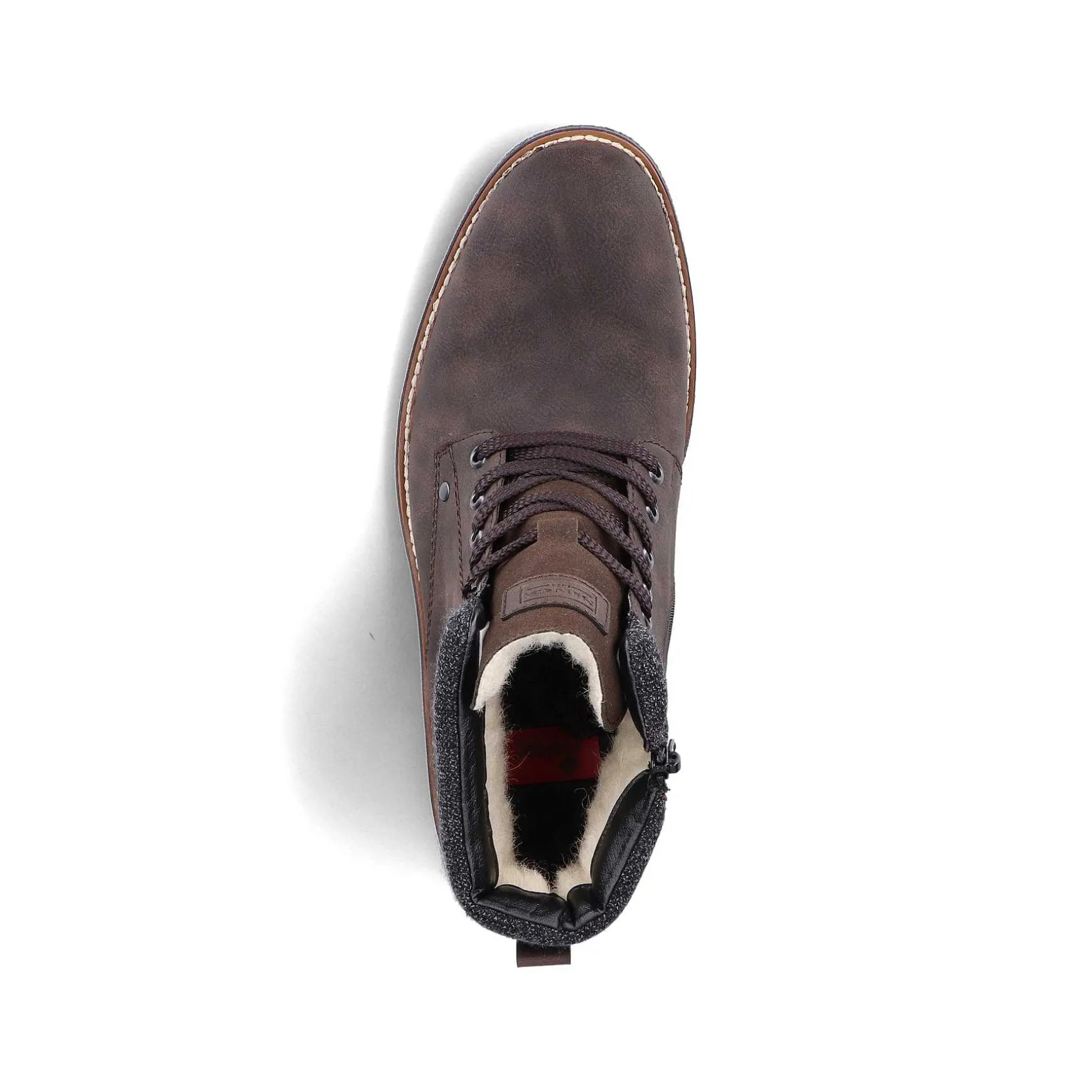 Rieker Men'S Corded Boots, Nut Brown