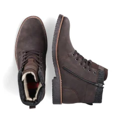 Rieker Men'S Corded Boots, Nut Brown