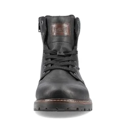 Rieker Men'S Corded Boots Deep Black