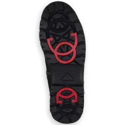 Rieker Men'S Corded Boots Deep Black