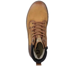 Rieker Men'S Corded Boots Wood Brown