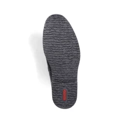 Rieker Men'S Corded Boots Graphite Black