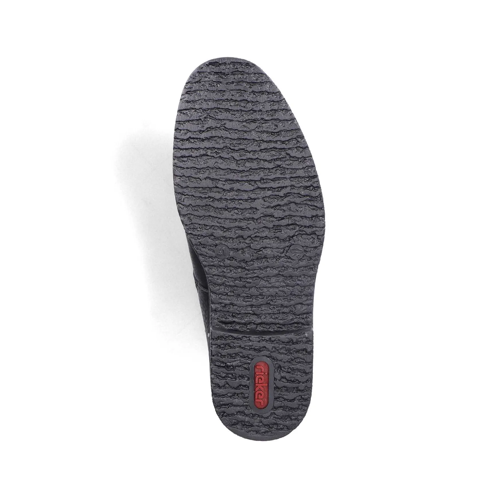 Rieker Men'S Corded Boots Graphite Black