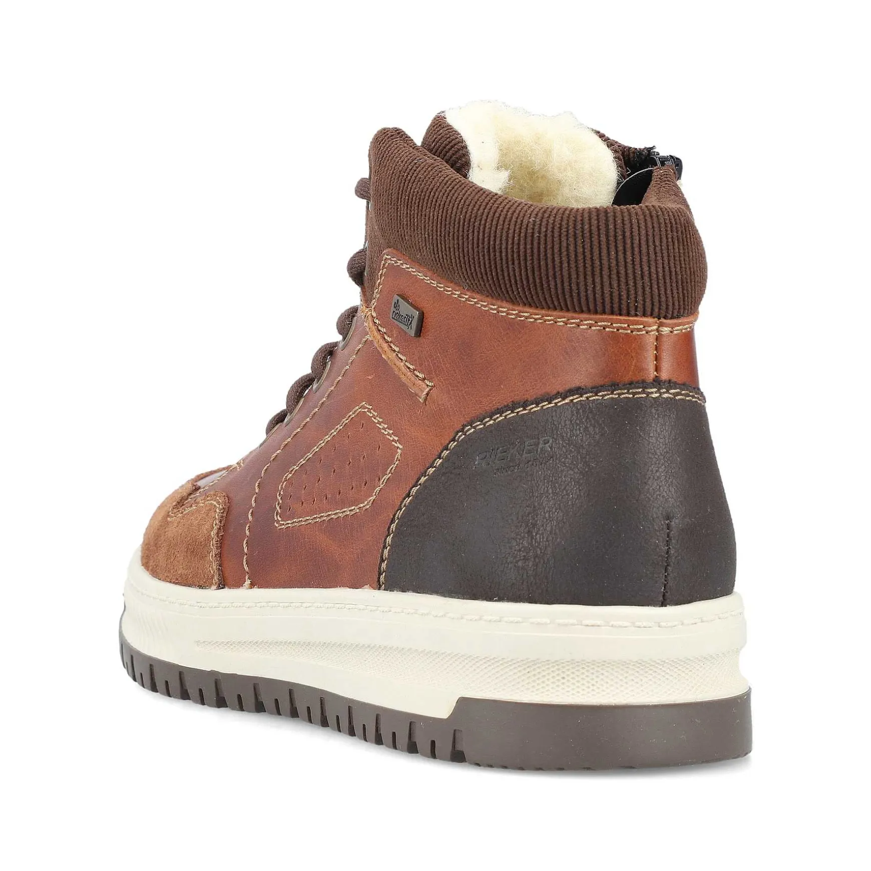 Rieker Men'S Corded Boots Fox Brown
