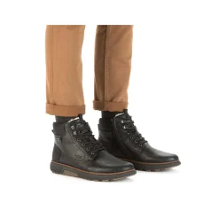 Rieker Men'S Corded Boots Night Black