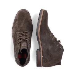Rieker Men'S Corded Boots, Nut Brown