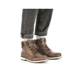 Rieker Men'S Corded Boots Tobacco Brown
