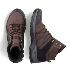 Rieker Men'S Corded Boots, Nut Brown