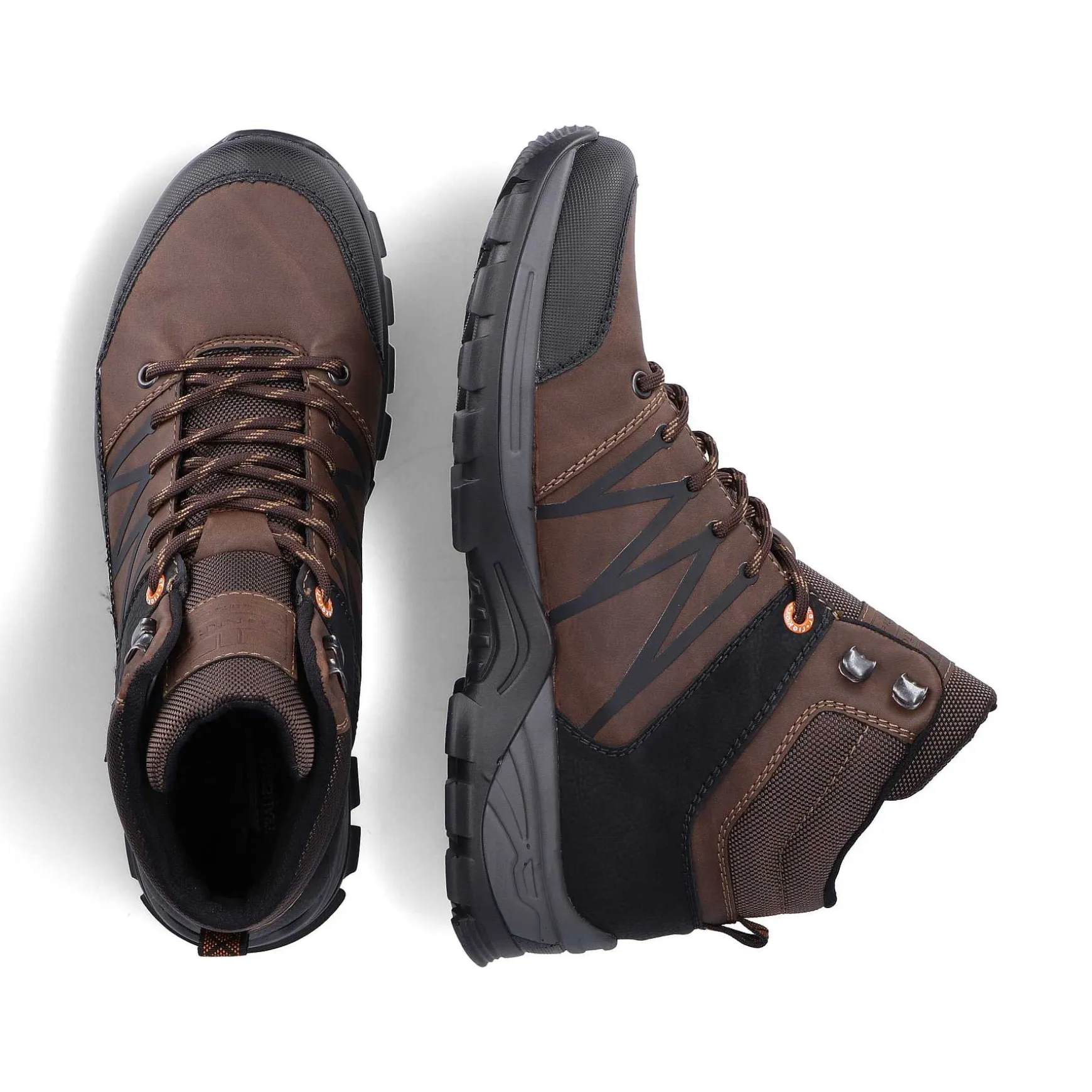 Rieker Men'S Corded Boots, Nut Brown