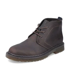Rieker Men'S Corded Boots Dark Brown