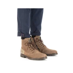 Rieker Men'S Corded Boots Sand Brown