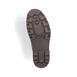 Rieker Men'S Corded Boots Grey-Brown