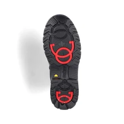 Rieker Men'S Corded Boots Asphalt Black