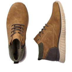 Rieker Men'S Corded Boots Coffee Brown