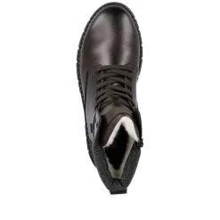 Rieker Men'S Corded Boots Dark Brown