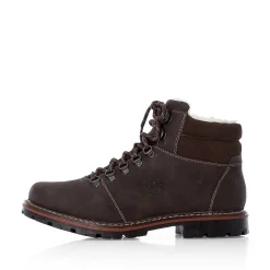 Rieker Men'S Corded Boots Tobacco Brown