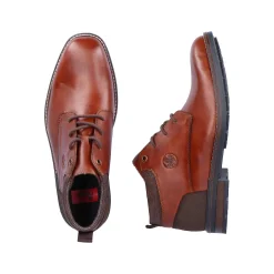 Rieker Men'S Corded Boots Chestnut Brown