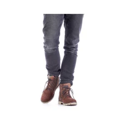 Rieker Men'S Corded Boots Nougat Brown