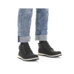 Rieker Men'S Corded Boots Urban Black