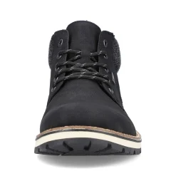 Rieker Men'S Corded Boots Urban Black