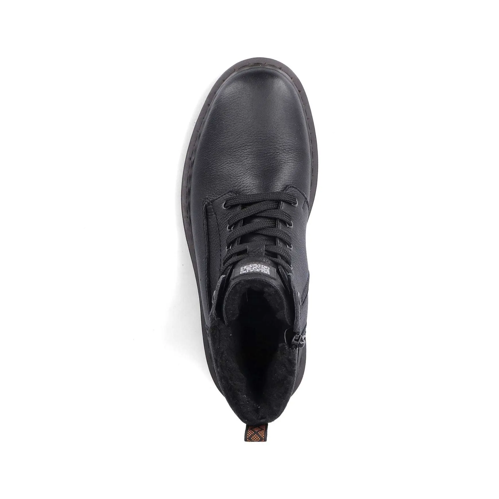 Rieker Men'S Corded Boots Graphite Black