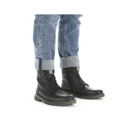 Rieker Men'S Corded Boots Graphite Black