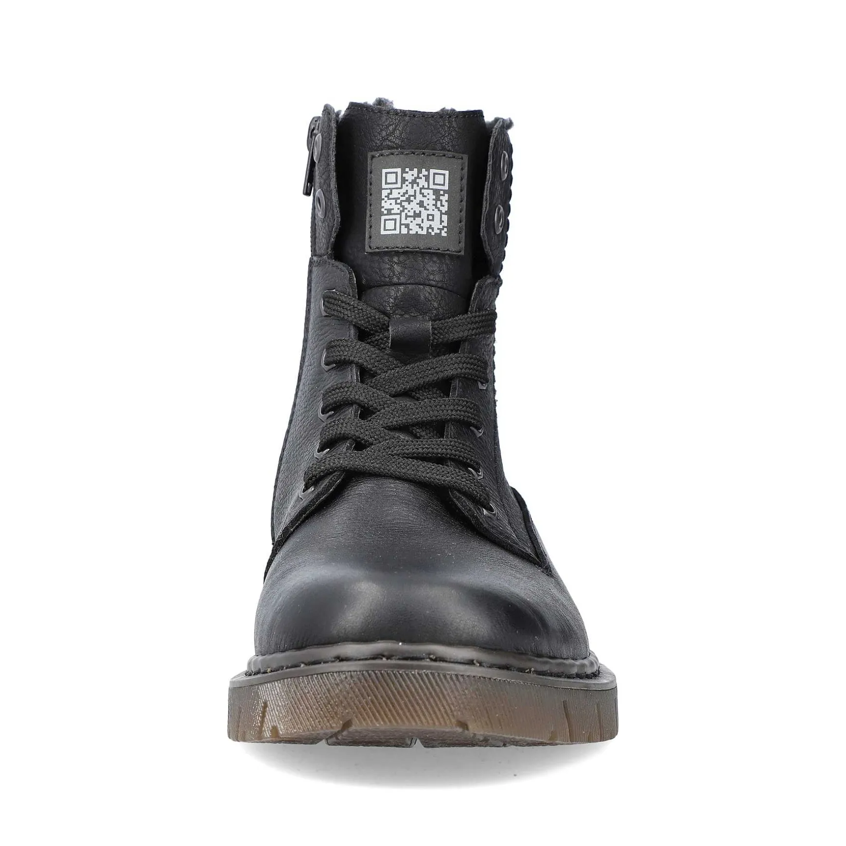 Rieker Men'S Corded Boots Graphite Black