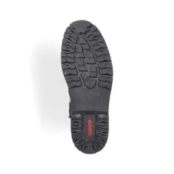 Rieker Men'S Corded Boots Deep Black