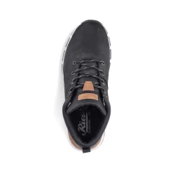 Rieker Men'S High Sneaker Black-Brown