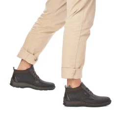 Rieker Men'S Laced Boots Espresso Brown
