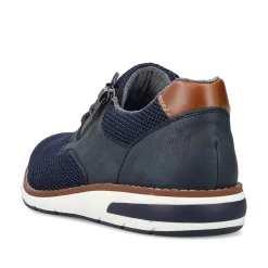 Rieker Men'S Laced Shoes Azure Blue