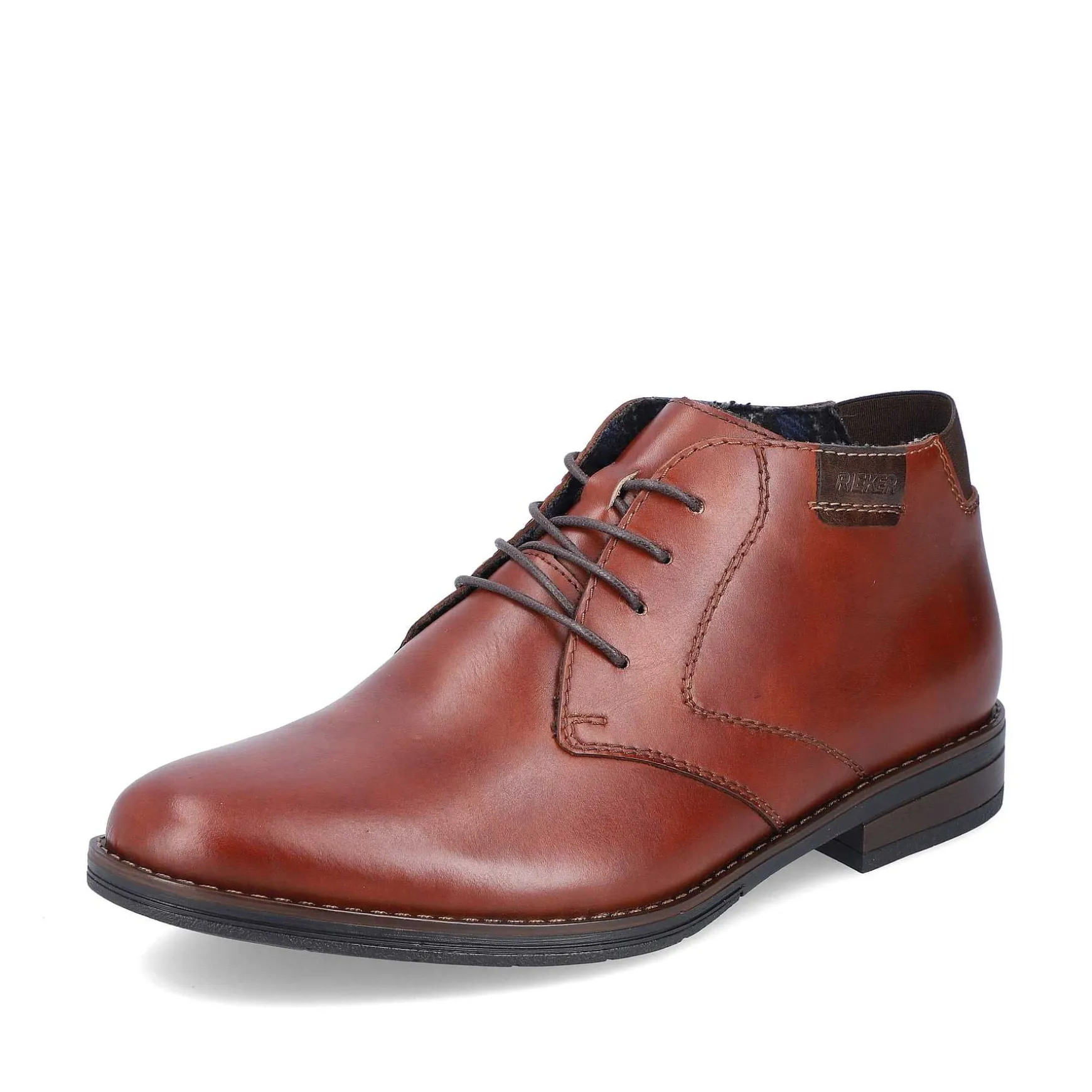Rieker Men'S Lace-Up Shoes Fox Brown