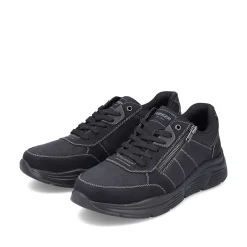Rieker Men'S Lace-Up Shoes Asphalt Black